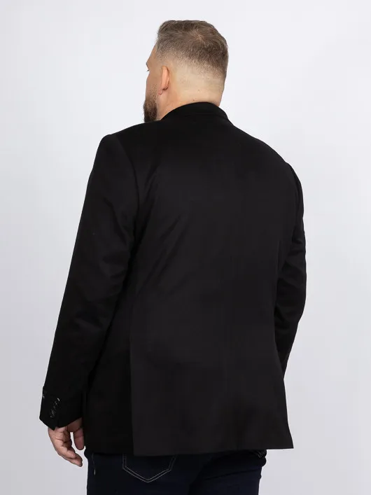 Veste Cachemire Noire Capel Grande Taille  homme grande taille - Capelstore