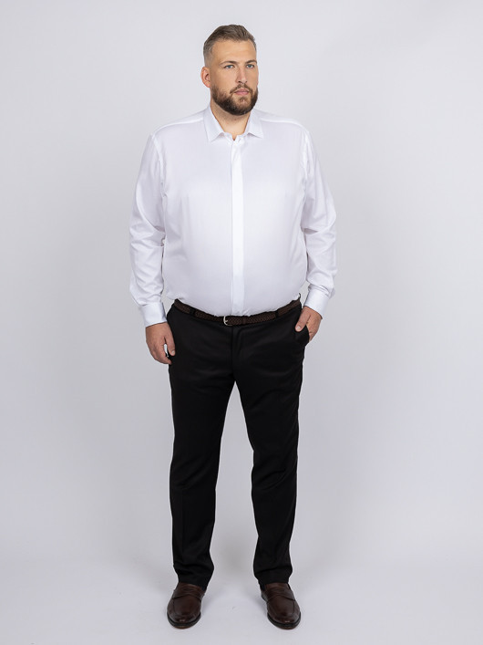Pantalon De Ville Noir Gabin Capel Grande Taille noir homme grande taille - Capelstore