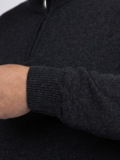 Pull Lino Camionneur Capel Grande Taille anthracite homme grande taille - Capelstore