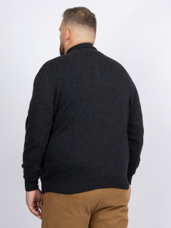 Pull Lino Camionneur Capel Grande Taille anthracite homme grande taille - Capelstore