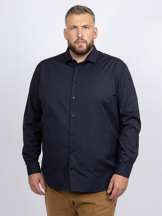 Chemise Max Doub.retors Marine Capel Grande Taille  homme grande taille - Capelstore