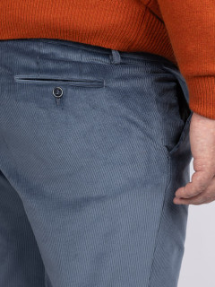 Pantalon Grant Bleu Velours Capel Grande Taille  homme grande taille - Capelstore