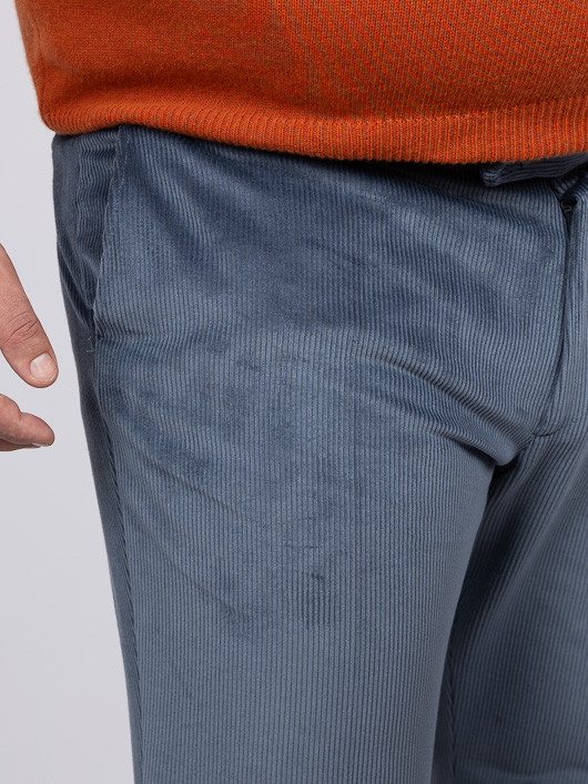 Pantalon Grant Bleu Velours Capel Grande Taille homme grande taille - Capelstore
