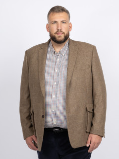 Veste Nattee Marron Glace Capel Grande Taille marron homme grande taille - Capelstore