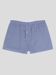 Calecon Fleurs Stylisees Derek Rose Grande Taille bleu homme grande taille - Capelstore