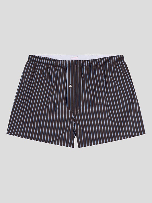Calecon Raye Derek Rose Grande Taille marron homme grande taille - Capelstore