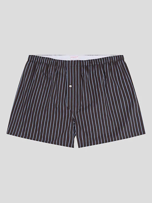 Calecon Raye Derek Rose Grande Taille marron homme grande taille - Capelstore