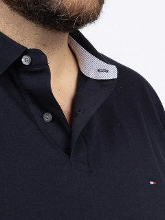 Polo Marine Manches Longues Tommy Hilfiger Grande Taille marine homme grande taille - Capelstore