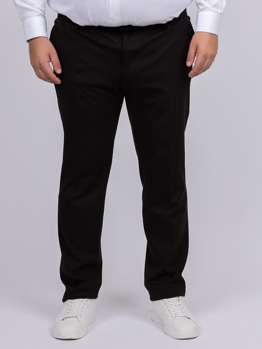 Pantalon Gary Noir Capel Grande Taille noir homme grande taille - Capelstore