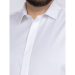 Chemise Double Retors Cannes Capel Grande Taille blanc homme grande taille - Capelstore