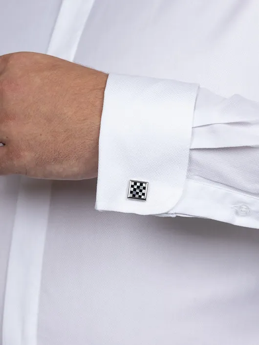 Chemise Double Retors Cannes Capel Grande Taille blanc homme grande taille - Capelstore