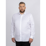 Chemise Double Retors Cannes Capel Grande Taille blanc homme grande taille - Capelstore