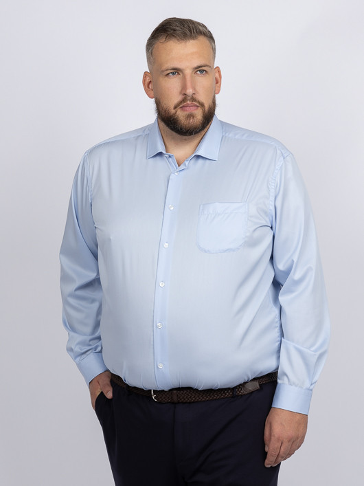 Chemise Max Ciel Avec Poche Capel Grande Taille  homme grande taille - Capelstore