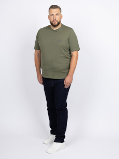 Tee-shirt Logo Brode Tommy Hilfiger Grande Taille kaki homme grande taille - Capelstore