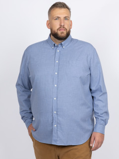 Chemise Ralph Bleue Capel Grande Taille bleu homme grande taille - Capelstore