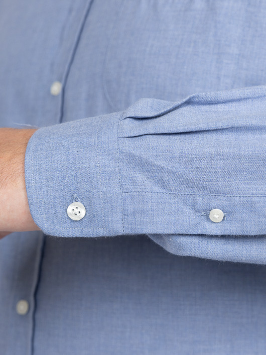Chemise Ralph Bleue Capel Grande Taille bleu homme grande taille - Capelstore