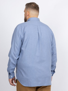 Chemise Ralph Bleue Capel Grande Taille bleu homme grande taille - Capelstore