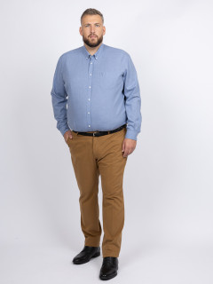 Chemise Ralph Bleue Capel Grande Taille bleu homme grande taille - Capelstore