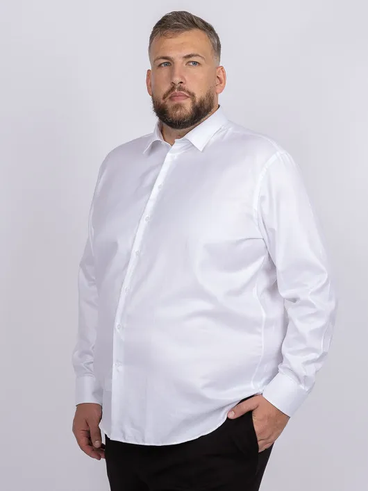 Chemise Doub. Retors Romeo/leo Collect. Privee Grande Taille blanc homme grande taille - Capelstore