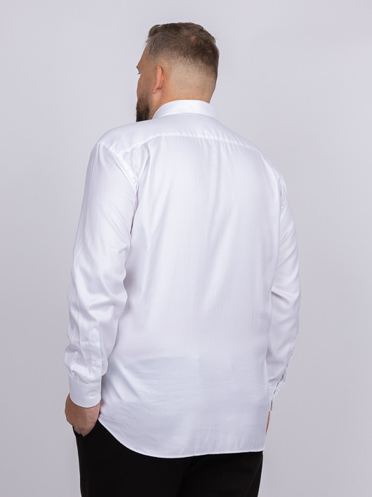 Chemise Doub. Retors Romeo/leo Collect. Privee Grande Taille blanc homme grande taille - Capelstore