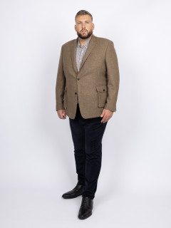 Veste Nattee Marron Glace Capel Grande Taille marron homme grande taille - Capelstore