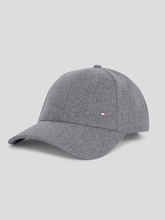 Casquette Grise Effet Flanelle Tommy Hilfiger gris homme grande taille - Capelstore