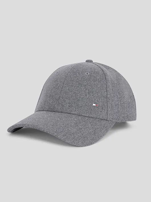 Casquette Grise Effet Flanelle Tommy Hilfiger gris homme grande taille - Capelstore