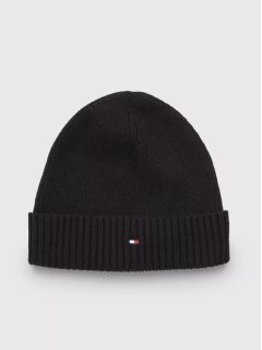 Bonnet Noir Tommy Hilfiger noir homme grande taille - Capelstore