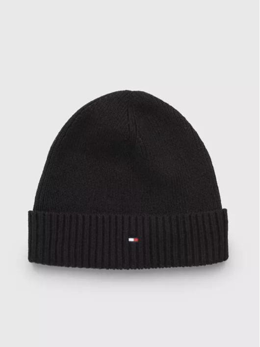Bonnet Noir Tommy Hilfiger noir homme grande taille - Capelstore