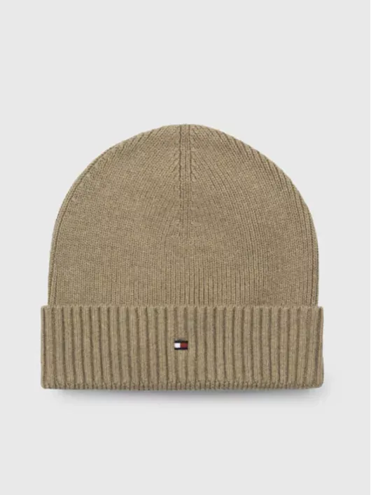 Bonnet Beige Tommy Hilfiger beige homme grande taille - Capelstore