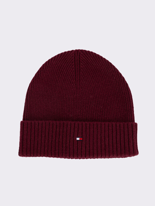 Bonnet Bordeaux Tommy Hilfiger bordeaux homme grande taille - Capelstore