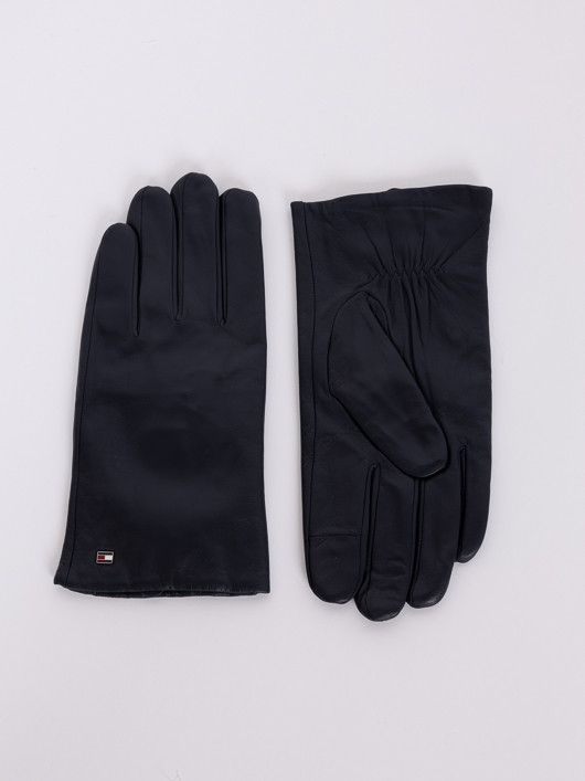 Gants En Cuir Marine Tommy Hilfiger marine homme grande taille - Capelstore