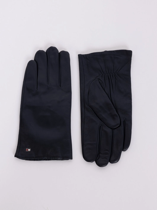 Gants En Cuir Marine Tommy Hilfiger marine homme grande taille - Capelstore