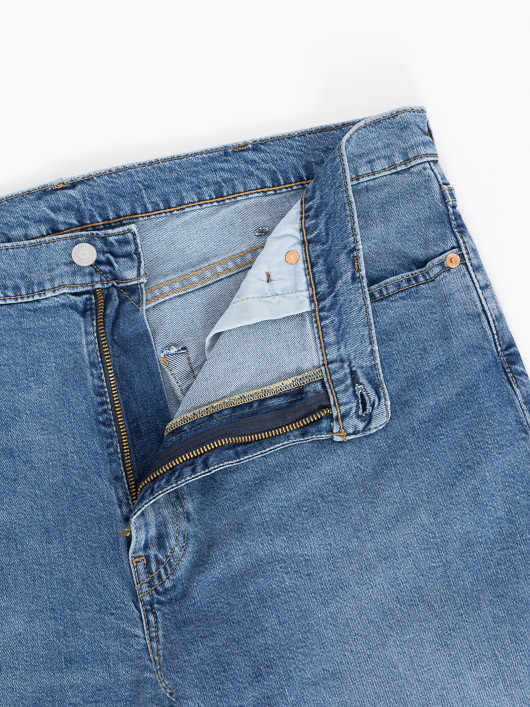 Jean Femme Levi's 512 Bootcut Taille 10 Court - Délavé, Coupe Minceur