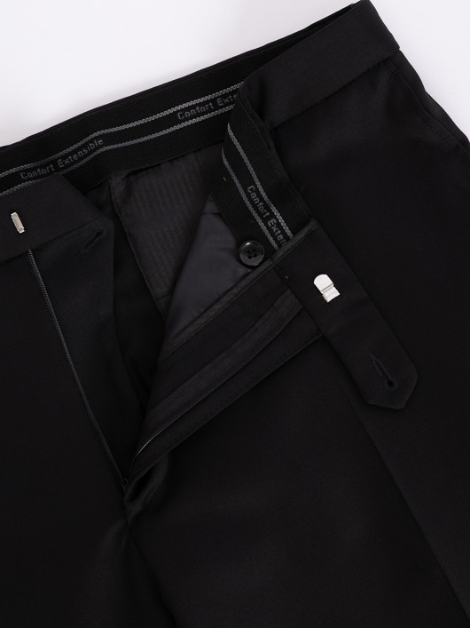Pantalon De Ville Noir Gabin Capel Grande Taille noir homme grande taille - Capelstore