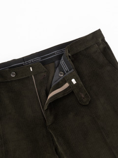 Pantalon Grant Velours Cedre Capel Grande Taille vert cedre homme grande taille - Capelstore