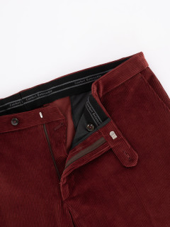 Pantalon Grant Velours Brique Capel Grande Taille brique homme grande taille - Capelstore