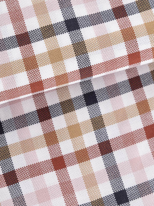 Chemise Ã Carreaux Ralph Capel Grande Taille blanc/marine/marron homme grande taille - Capelstore