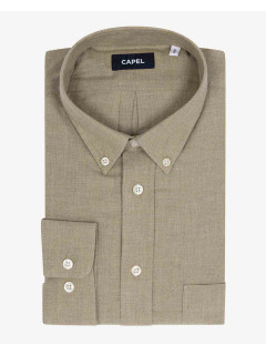 Chemise Ralph Beige Capel Grande Taille beige homme grande taille - Capelstore