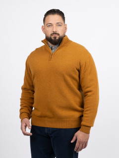 Pull Lino Camionneur Ocre Capel Grande Taille ocre homme grande taille - Capelstore