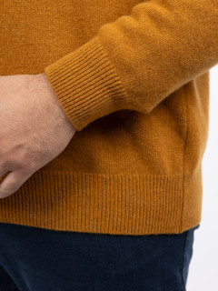 Pull Lino Camionneur Ocre Capel Grande Taille ocre homme grande taille - Capelstore