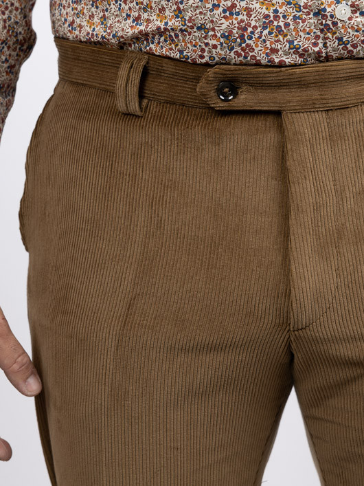 Pantalon Grant Velours Camel Capel Grande Taille camel homme grande taille - Capelstore