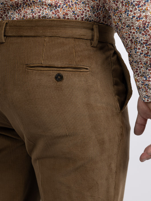 Pantalon Grant Velours Camel Capel Grande Taille camel homme grande taille - Capelstore