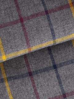 Chemise Ralph Ã Carreaux Capel Grande Taille gris/jaune/bordeaux homme grande taille - Capelstore