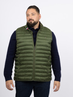 Doudoune Kaki Sans Manches Tommy Hilfiger Grande Taille kaki homme grande taille - Capelstore