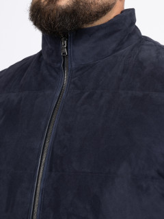 Sans Manches Cuir Velours Paul & Shark Grande Taille marine homme grande taille - Capelstore