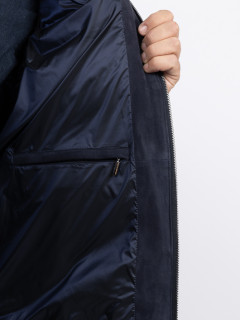 Sans Manches Cuir Velours Paul & Shark Grande Taille marine homme grande taille - Capelstore