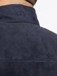 Sans Manches Cuir Velours Paul & Shark Grande Taille marine homme grande taille - Capelstore
