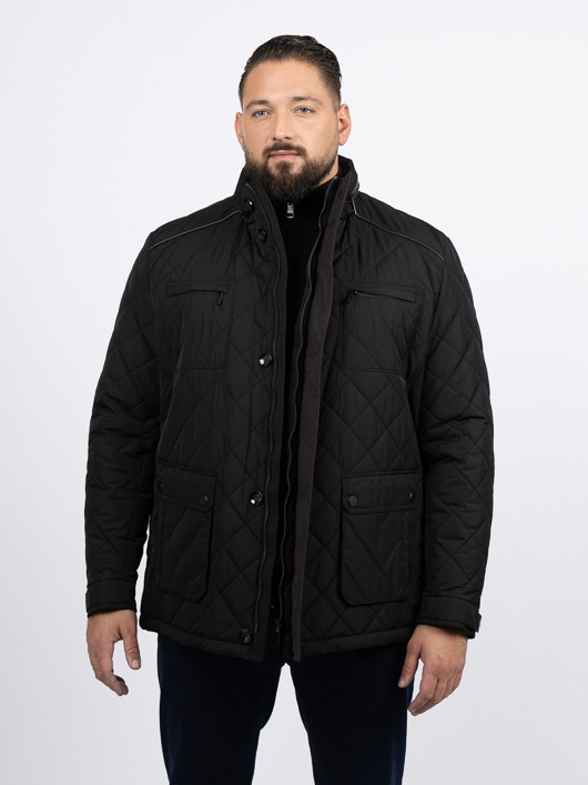 Parka Intersaison Bugatti Grande Taille noir homme grande taille - Capelstore