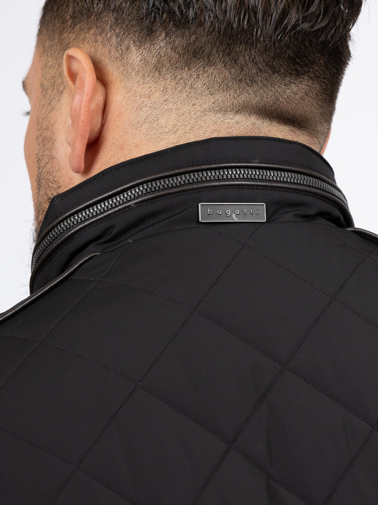 Parka Intersaison Bugatti Grande Taille noir homme grande taille - Capelstore
